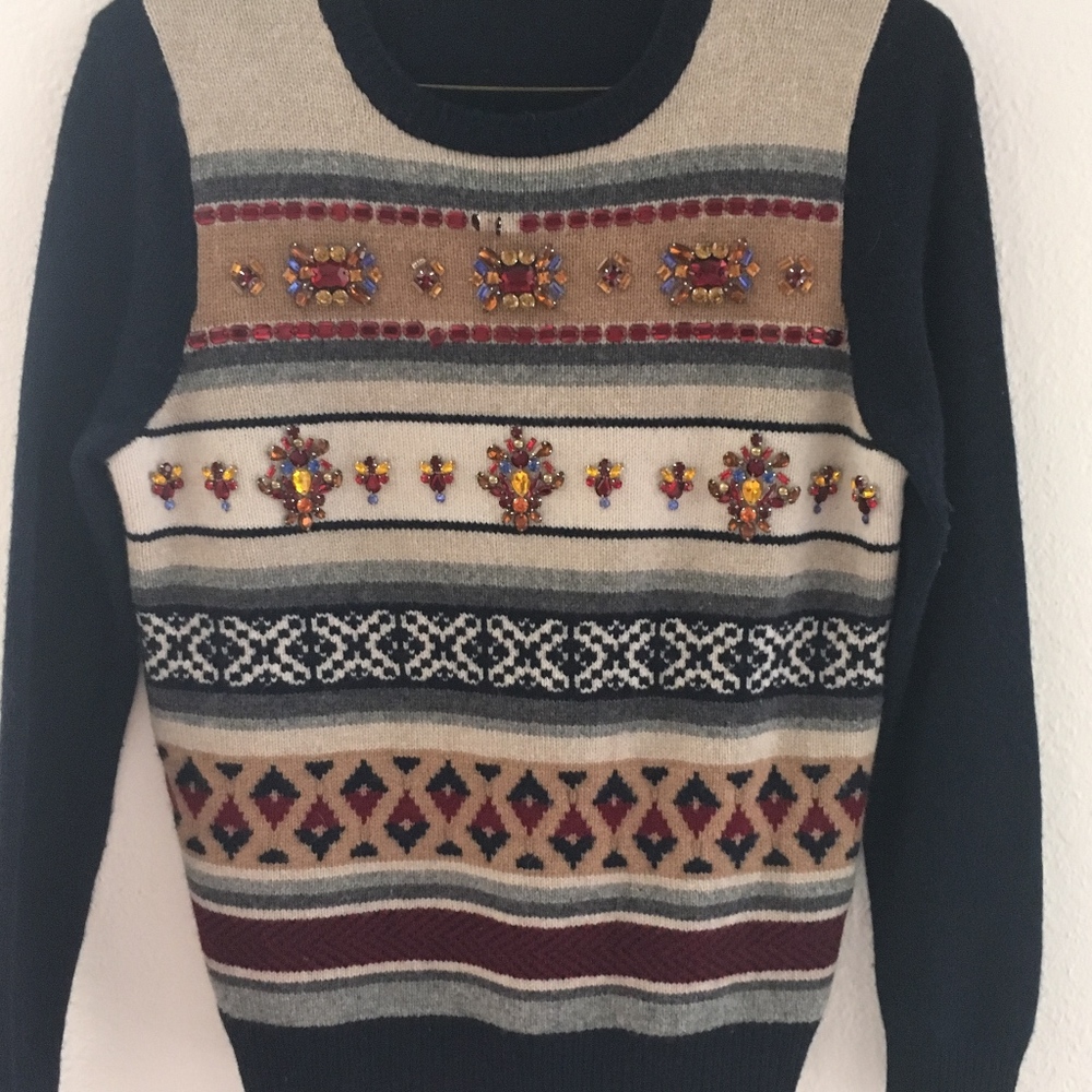 Discounted Jcrew jeweled sweater